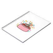 パンダとブラウニーベアカップル ノートブック (左側)