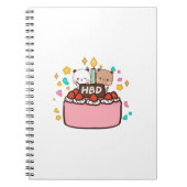 パンダとブラウニーベアカップル ノートブック (正面)