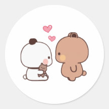 パンダとブラウニーベアカップル