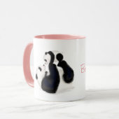 パンダと最高の子はマム マグカップ (正面左)