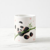 パンダと竹のかわいいマグカップ コーヒーマグカップ (中央)