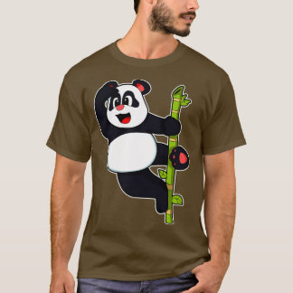パンダと竹1 Tシャツ