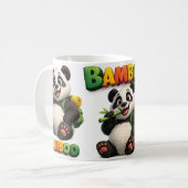 パンダと竹 コーヒーマグカップ (正面左)