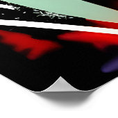 パンダと花火 | AIアートポスター ポスター (角)