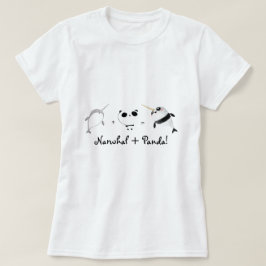パンダとNarwhal! Tシャツ