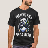 パンダになりきろう Tシャツ (正面)