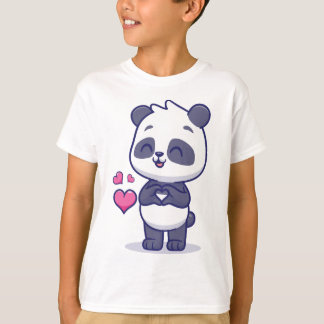 パンダに愛を込めて: とってもキュート Tシャツ