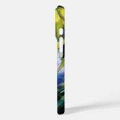 パンダのぞき竹水色 Case-Mate iPhoneケース (裏面 / 左)