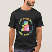 パンダのためのパンダの熊 Tシャツ (正面)