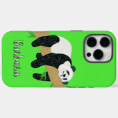  パンダのぬいぐるみ  Case-Mate iPhoneケース (裏面 (横))