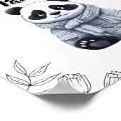 パンダのように冷たいステイ – かわいいかわいいパンダの壁A ポスター (角)