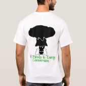 パンダのアンチパンダ Tシャツ (裏面)