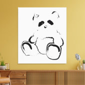 パンダのインク キャンバスプリント (インサイチュ (リビング))