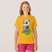 パンダのイースター農家 Tシャツ (正面フル)