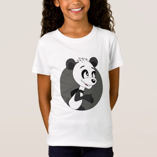 パンダのキャラクターTシャツ Tシャツ (正面)