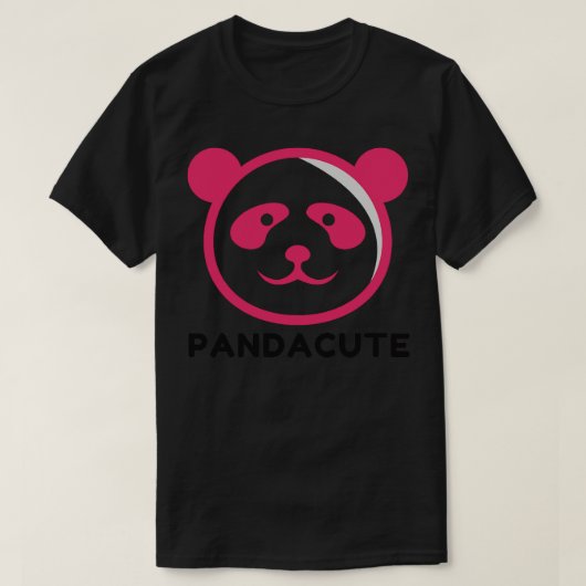 パンダのクマかわいい Tシャツ (デザイン正面)
