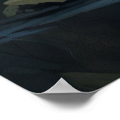 パンダのクマと花 ポスター (角)