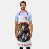 パンダのクマのエプロン エプロン (着用した状態)