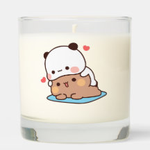 パンダのクマのカップル、かわいいブブとデュデュのハグの愛