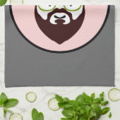 パンダのクマ キッチンタオル (折り畳み)