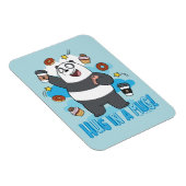 パンダのクマ – マグカップでハグ! マグネット (右側)