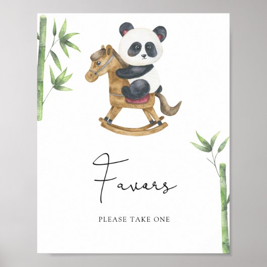 パンダのクマ – 好意 ポスター (正面)