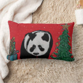 パンダのクリスマスの装飾用クッション ランバークッション (ブランケット)