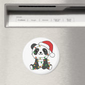 パンダのクリスマスウィンターアニマルズパンダ マグネット (インサイチュ (食洗機))