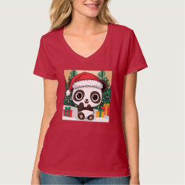 パンダのクリスマス Tシャツ