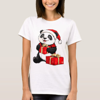 パンダのクリスマス Tシャツ