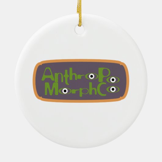 パンダのクロースのオーナメント セラミックオーナメント (裏面)