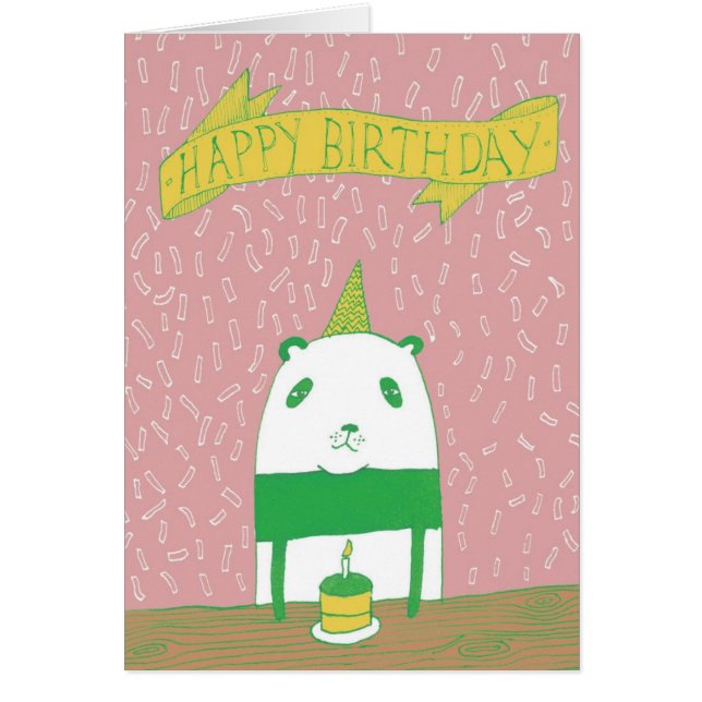 パンダのケーキ (正面)