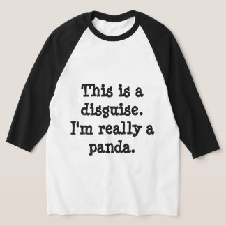パンダのコスチューム Tシャツ