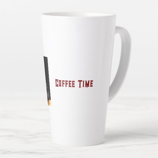 パンダのコーヒーブレイク カフェラテマグ (右アングル)