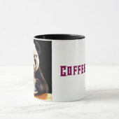 パンダのコーヒーブレイク マグカップ (中央)