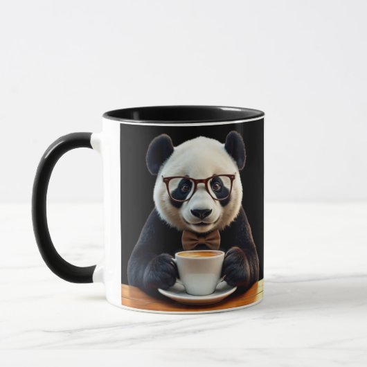 パンダのコーヒーブレイク マグカップ (左)