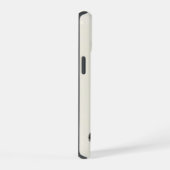 パンダのシルエット iPhone 15ケース (右側面)