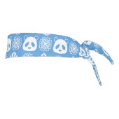 パンダのジャングルのインプレッション – 青 タイヘッドバンド (回転90)