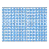 パンダのジャングルのインプレッション – 青 テーブルクロス (正面(横))