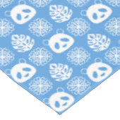 パンダのジャングルのインプレッション – 青 テーブルクロス (アングル)