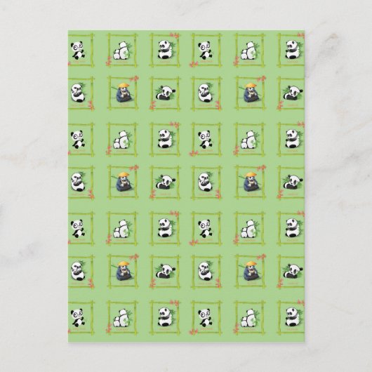 パンダのタケくま ポストカード (正面)
