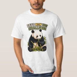 パンダのダイエットに挑戦 パパの日Tシャツ Tシャツ