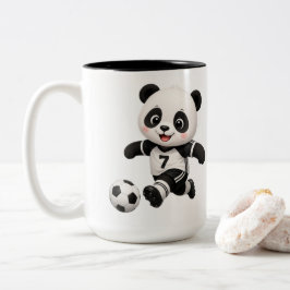 パンダのツートンカラー コーヒーマグ ツートーンマグカップ