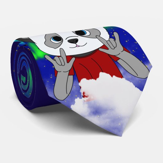 パンダのネクタイ ネクタイ (ロール)