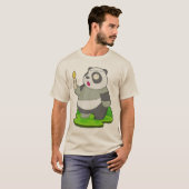 パンダのハロウィンゾンビ Tシャツ (正面フル)