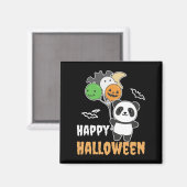パンダのハロウィン子供へバルーンかわいいパンドラ(PANDA) マグネット (正面/裏面)