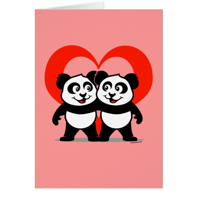 パンダのハート (正面)