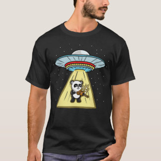 パンダのバイオリン UFO Tシャツ