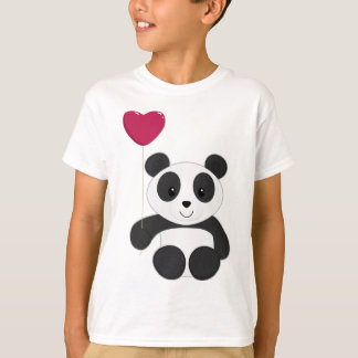 パンダのバレンタイン Tシャツ