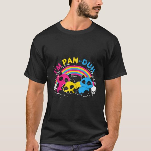 パンダのパンアル旗 Tシャツ (正面)